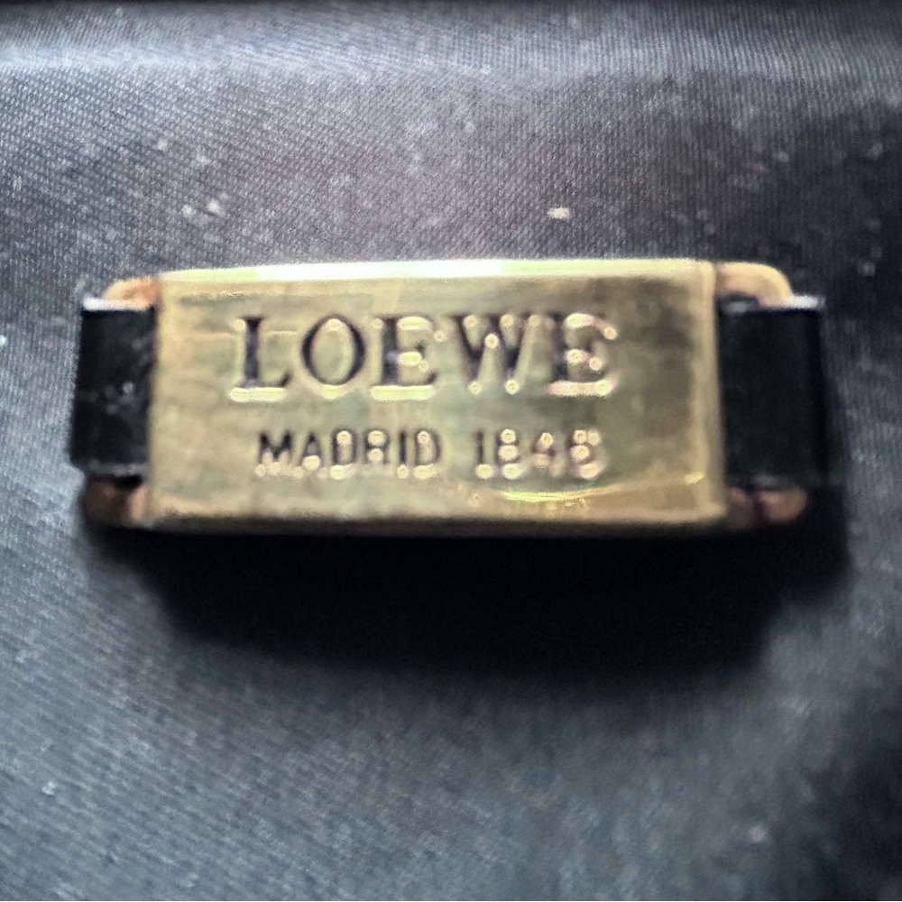 Loewe Leopard Enamel Leather Cosmetic Bag - Picture 8 of 11